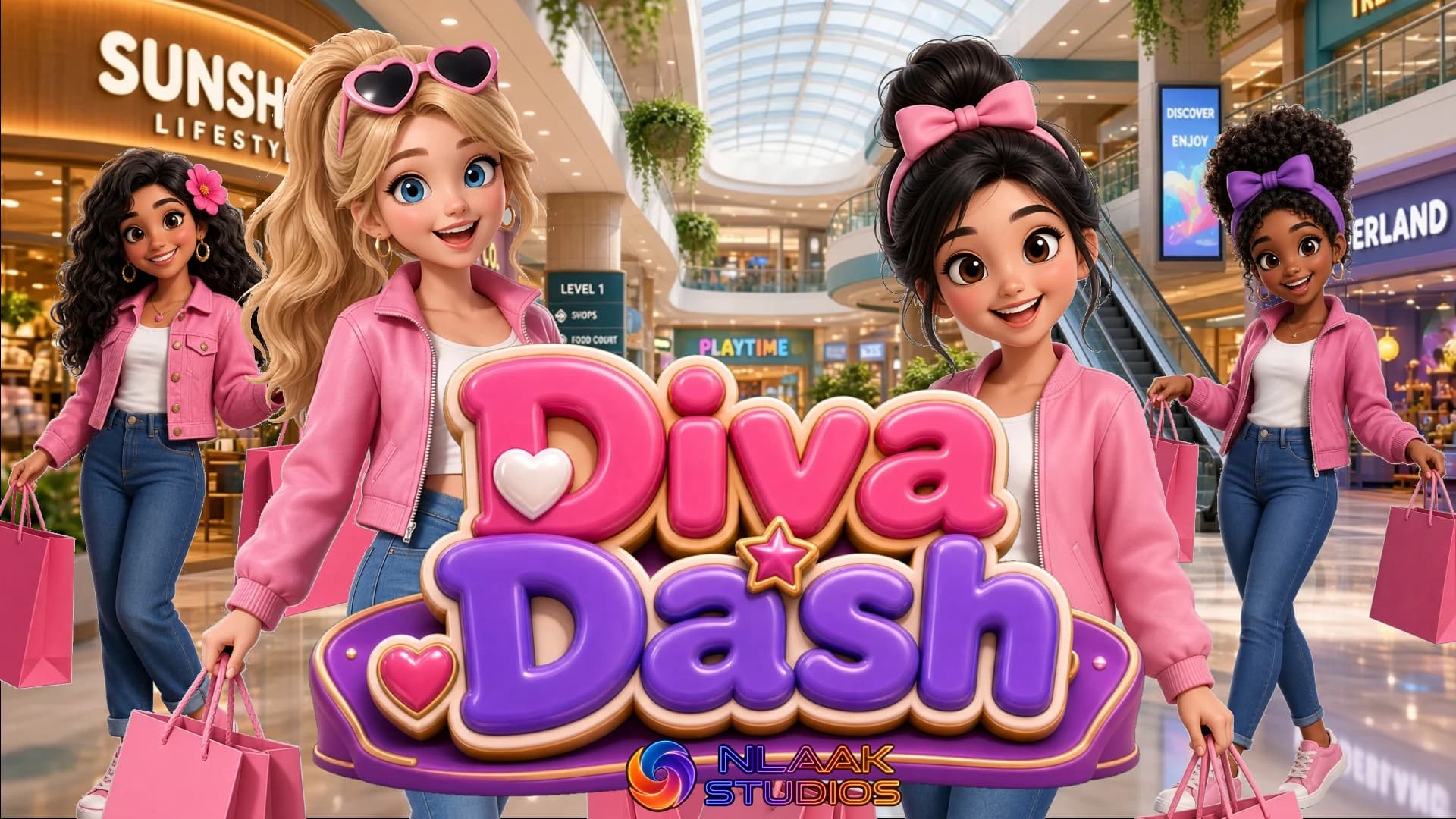 Diva Dash title art