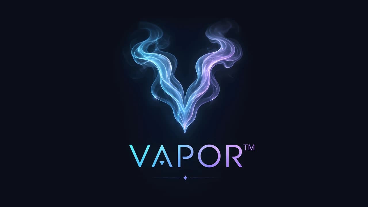 Vapor title art